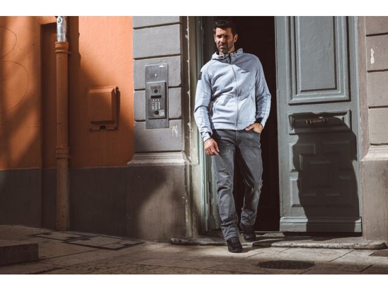 Blugi (jeans) moto barbati Ixon model Tony culoare: gri (Cordura® Denim) - clasa AA