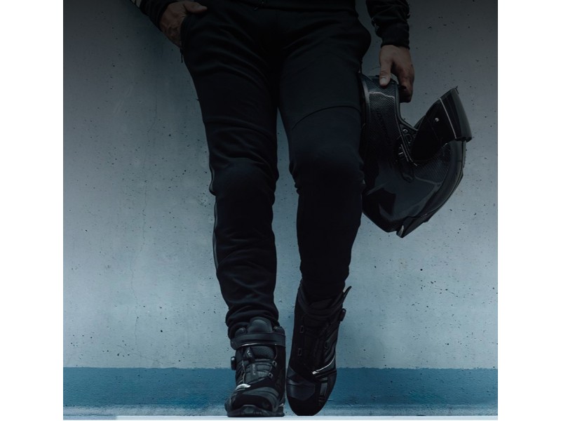 Pantaloni motociclete barbati Urban/Roadster Ixon vara model Adonis MS culoare: negru