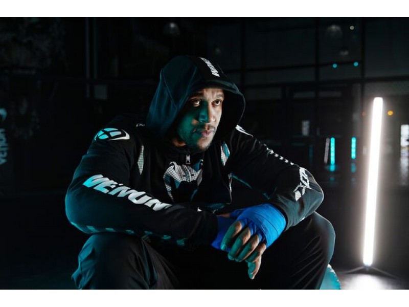 Geaca (hanorac tip hoodie) motociclete barbati Urban Ixon vara model Venum Touch-R MS culoare: negru/alb