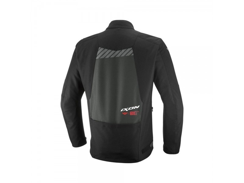Geaca (jacheta) motociclete barbati Touring/Adventure Ixon All season model TYR MS culoare: negru/antracit/rosu