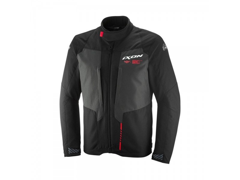 Geaca (jacheta) motociclete barbati Touring/Adventure Ixon All season model TYR MS culoare: negru/antracit/rosu