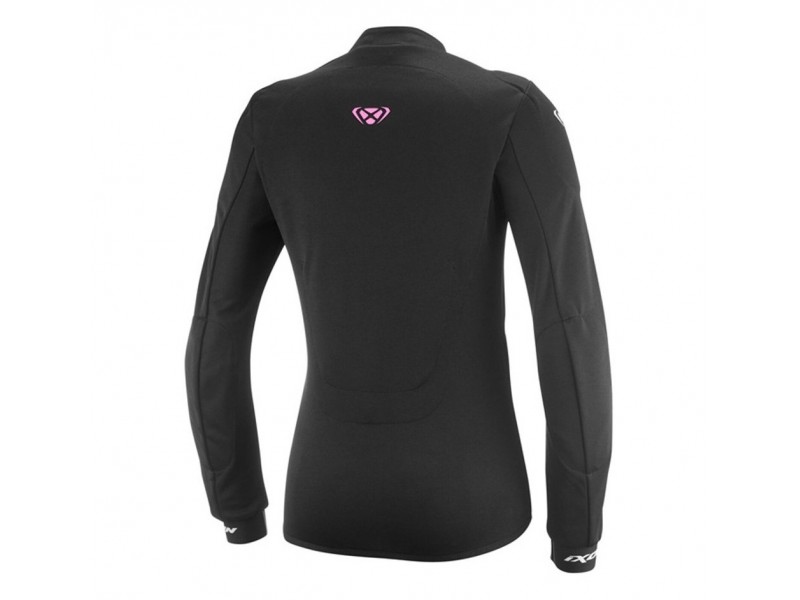 Geaca (jacheta) tip armura motociclete femei Racing/Roadster Ixon vara model Arma LS culoare: negru/alb/roz (geaca tip armura)