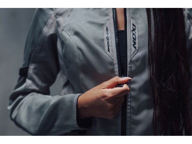 Geaca (jacheta) motociclete femei Urban/Roadster Ixon vara model Shadow LS culoare: greige (gri)