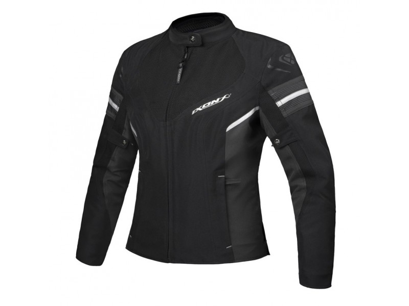 Geaca (jacheta) motociclete femei Racing/Roadster Ixon All season model Ilana Evo LS culoare: negru/antracit/argintiu
