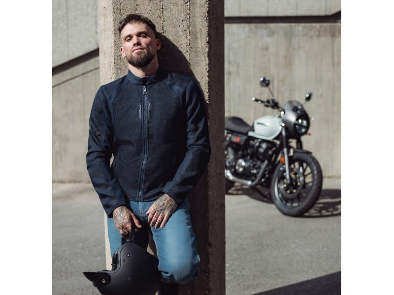 Geaca (jacheta) motociclete barbati Urban/Roadster Ixon vara model Shadow MS culoare: negru