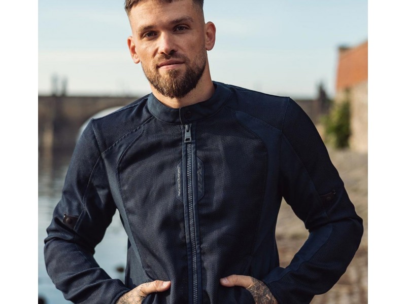 Geaca (jacheta) motociclete barbati Urban/Roadster Ixon vara model Shadow MS culoare: negru