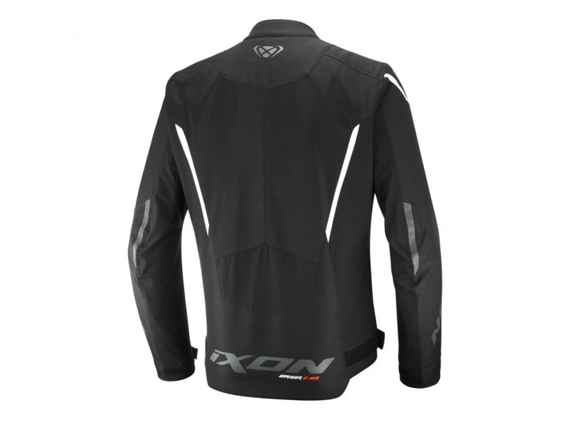 Geaca (jacheta) motociclete barbati Racing/Roadster Ixon vara model Striker 2 AIR WP MS culoare: negru/alb