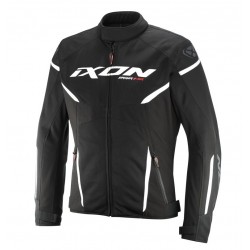Geaca (jacheta) motociclete barbati Racing/Roadster Ixon vara model Striker 2 AIR WP MS culoare: negru/alb