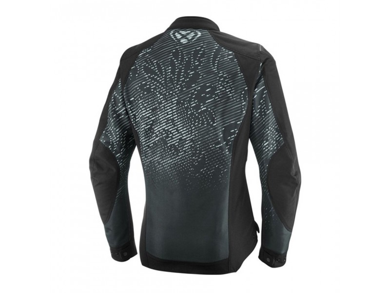Geaca (jacheta) motociclete femei Roadster/Urban Ixon All season model Artemis LS culoare: negru/alb (concept 3 in 1)
