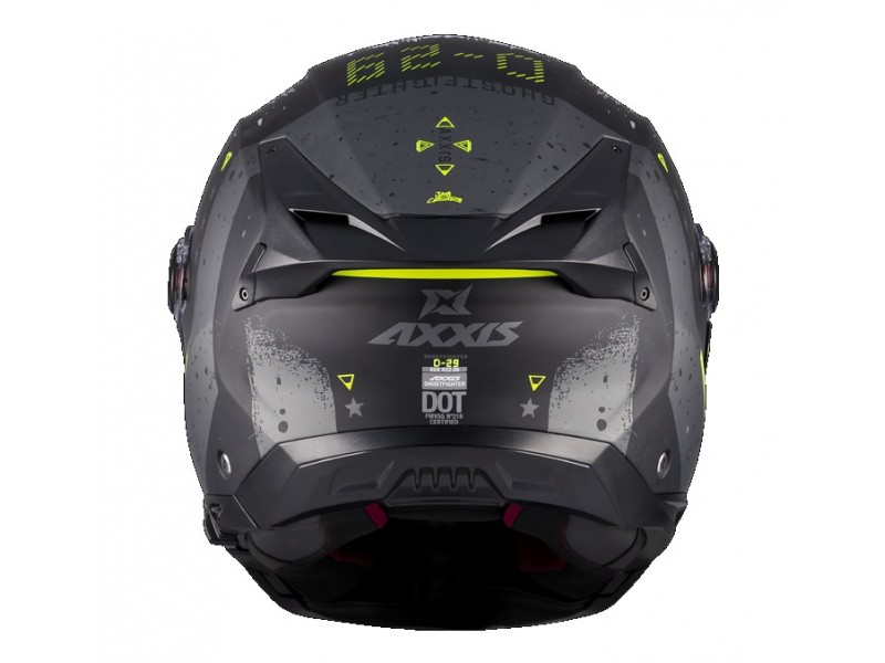 Casca modulabila (flip-up) Axxis GhostFighter SV D29 B2 gri mat (ochelari soare integrati) Pinlock Ready – tip viziera: MT-V-36