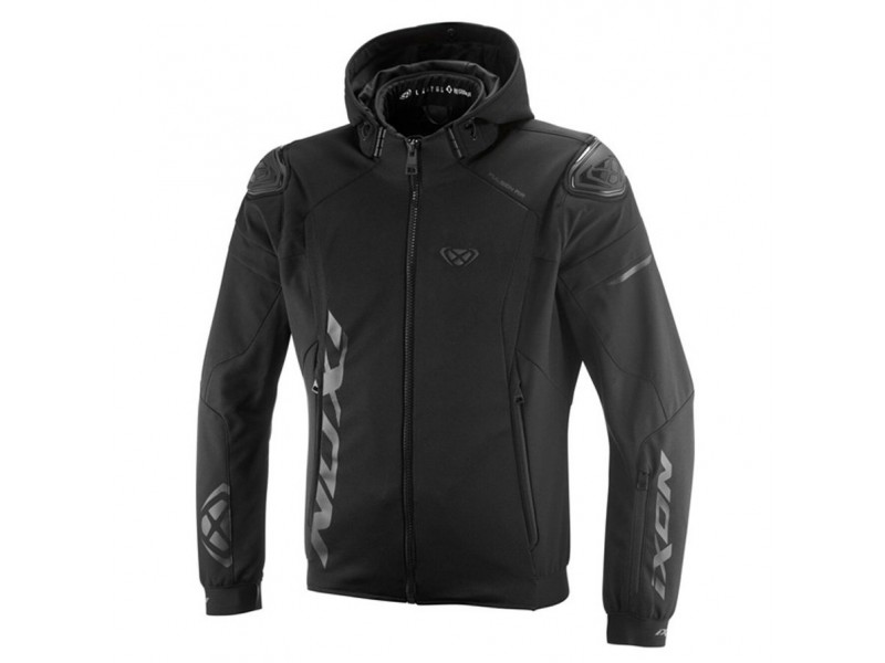 Geaca (jacheta) motociclete barbati Racing/Roadster Ixon vara model Pulsion Air MS culoare: negru