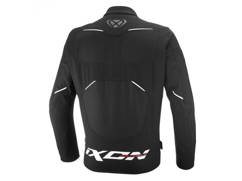 Geaca (jacheta) motociclete barbati Racing/Roadster Ixon All season model Meteor 31 MS culoare: negru/alb (concept 3 in 1)