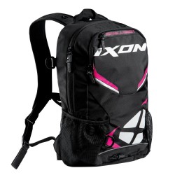 Rucsac (ghiozdan) moto Ixon model R-Tension 23 – culoare: negru/alb/fuchsia (roz)