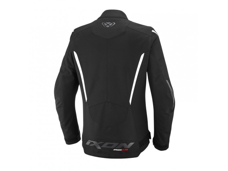 Geaca (jacheta) motociclete femei Racing/Roadster Ixon vara model Striker 2 AIR WP LS culoare: negru/alb