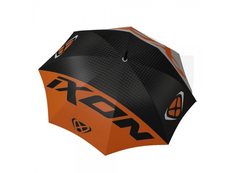 Umbrela Ixon model Cloudy - culoare: negru/gri/portocaliu