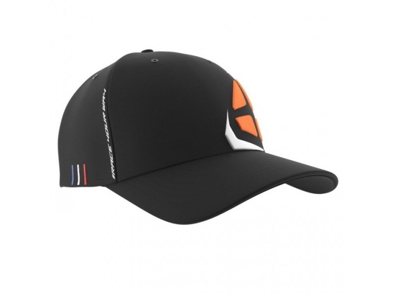 Sapca Ixon model Mate – culoare: negru/alb/portocaliu (marime universala)