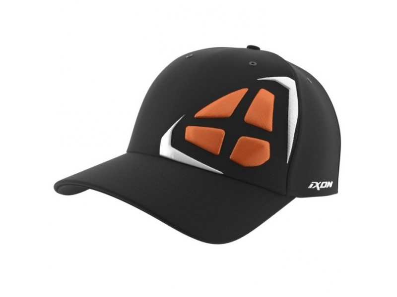 Sapca Ixon model Mate – culoare: negru/alb/portocaliu (marime universala)