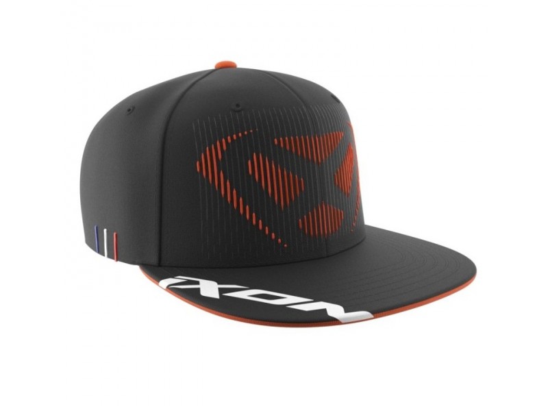 Sapca Ixon model Sunny – culoare: negru/alb/portocaliu (marime universala)