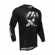 Tricou (bluza) cross-enduro Thor model Launchmode Forge culoare: negru/alb/gri