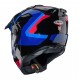 Casca adventure/off road Caberg model Tanami SV Scram O4 negru/albastru/rosu lucios Pinlock ready - lentila Pinlock inclusa