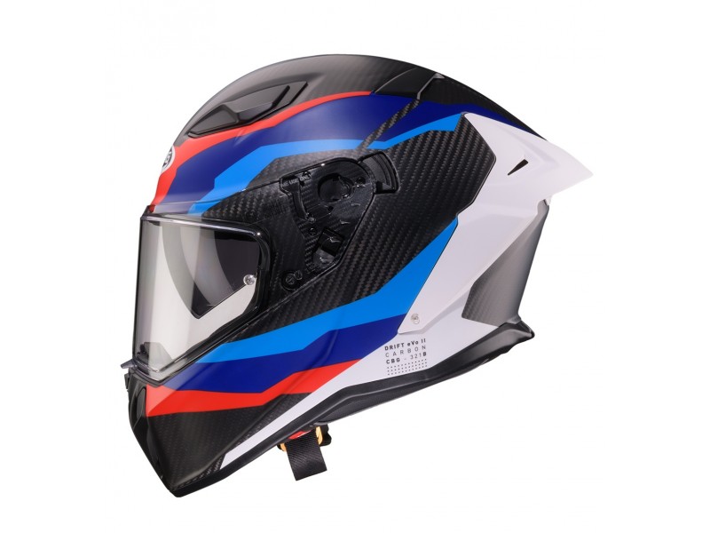 Casca integrala Caberg model Drift Evo II Carbon MSPORT S3 mat Pinlock ready - lentila Pinlock