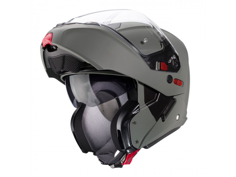 Casca modulabila (flip-up) Caberg model Horus X K6 kamo (camouflaj) mat Pinlock ready - lentila Pinlock inclusa