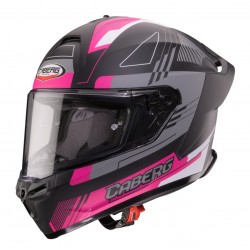Casca integrala Caberg model Roxter Colt S2 negru/fuchsia (roz)/gri mat Pinlock ready