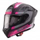 Casca integrala Caberg model Roxter Colt S2 negru/fuchsia (roz)/gri mat Pinlock ready