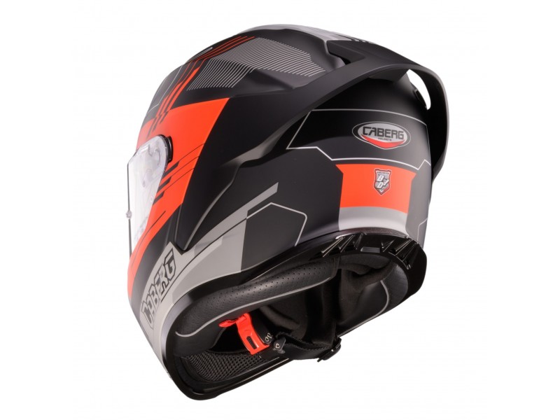 Casca integrala Caberg model Roxter Colt R9 negru/rosu/gri mat Pinlock ready