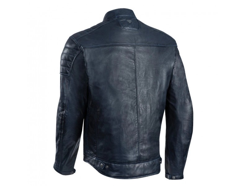 Geaca (jacheta) motociclete barbati piele Urban/Heritage Ixon All season model Spark MS culoare: navy (albastru)