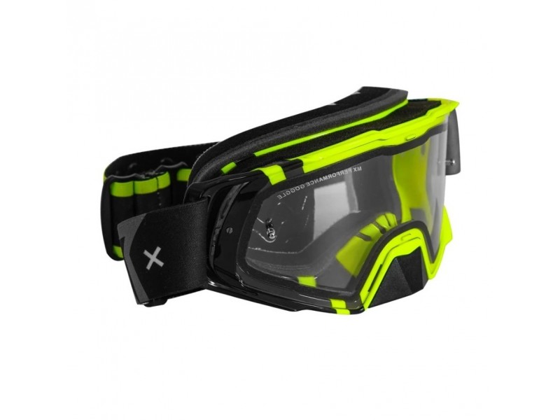 Ochelari Axxis Off road (cross-enduro) MX EVO Strap A13 galben - culoare: galben