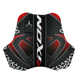 Protectie piept racing (pieptar) Ixon model IX-Race Chest combinezon moto - culoare: negru/alb/rosu