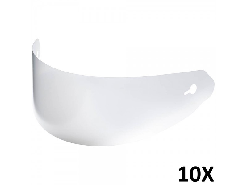 Kit 10 tear-off (kit 10 folii transparente) casca integrala Caberg model GP01 Carbon Pinlock ready Kit 10 tear-off (kit 10 folii transparente) casca integrala Caberg model GP01 Carbon Pinlock ready