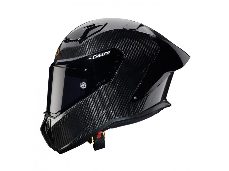 Viziera neagra (10%) casca integrala Caberg model Drift Evo II fibra sticla – Drift Evo II Carbon Pro - GP01 carbon (neomologata) - tear off ready