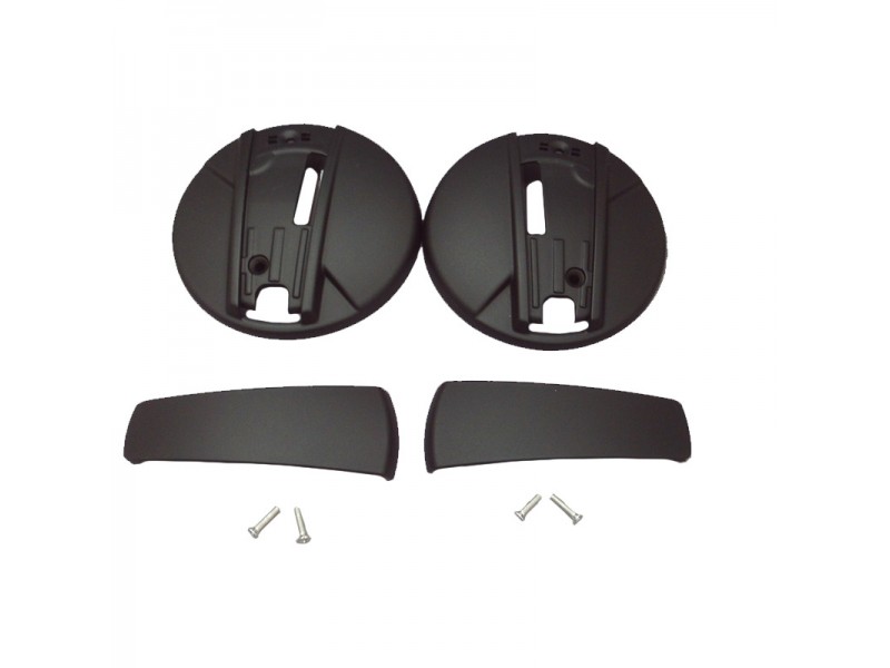 Kit capace mecanism viziera casca Caberg model Ghost - Ghost X - culoare: negru mat