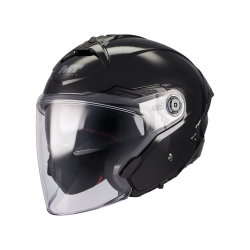 Casca open face motociclete MT Cosmo SV Pure A1 negru lucios (ochelari soare integrati) - tip viziera: MT-V-37