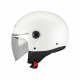 Casca open face motociclete MT Street S Pure A0 alb lucios – omologare noua ECE 22.06 - tip viziera: MT-V-15B