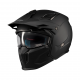 Casca MT Streetfighter SV S Pure A1 negru mat (ochelari soare integrati) - masca (protectie) barbie si cozoroc detasabile