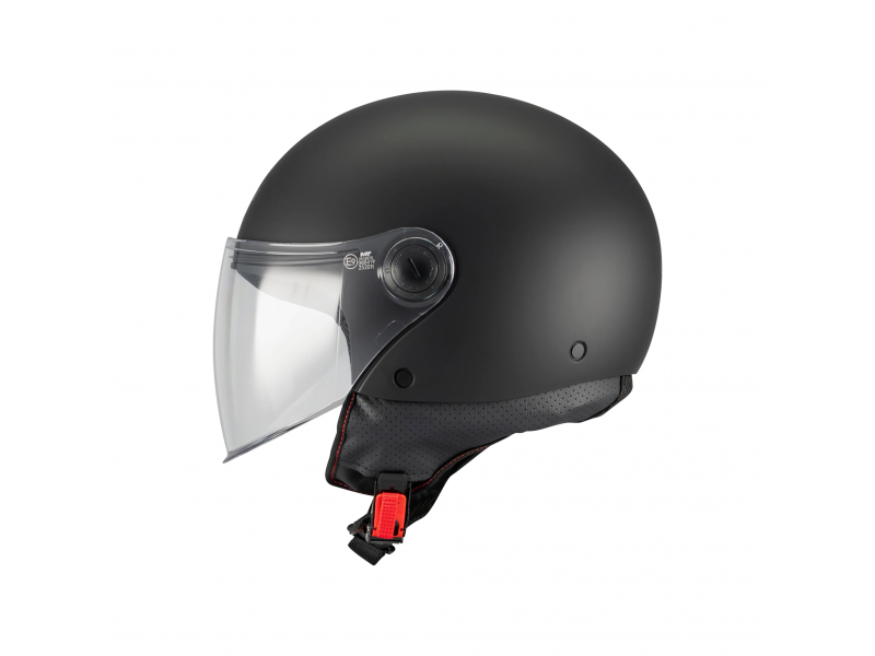 Casca open face motociclete MT Street S Pure A1 negru mat - omologare noua ECE 22.06