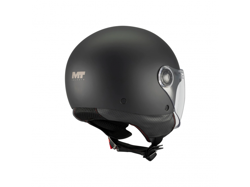 Casca open face motociclete MT Street S Pure A1 negru mat - omologare noua ECE 22.06