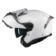 Casca modulabila MT Atom 2 SV Pure A0 alb lucios (ochelari soare integrati) Pinlock Ready - tip viziera: MT-V-35