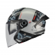 Casca open face motociclete MT Cosmo SV Arrow C2 gri lucios (ochelari soare integrati) - tip viziera: MT-V-37