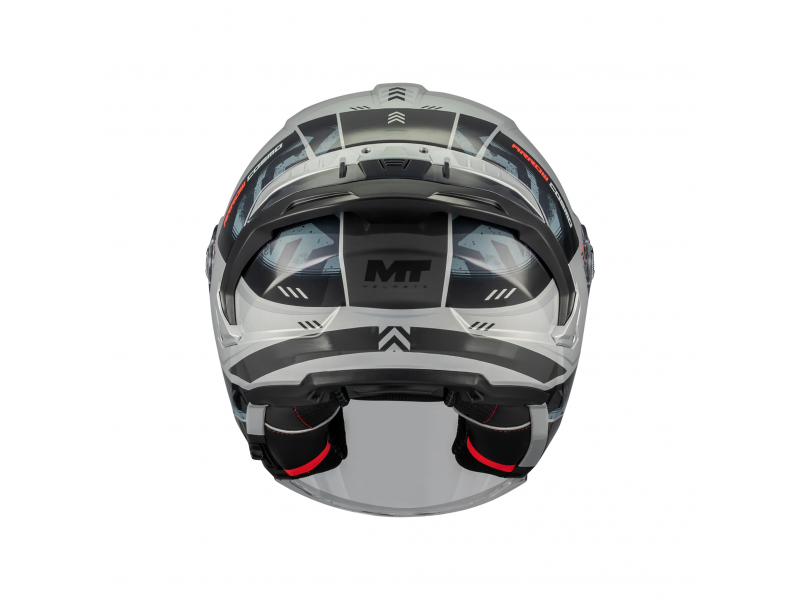 Casca open face motociclete MT Cosmo SV Arrow C2 gri lucios (ochelari soare integrati) - tip viziera: MT-V-37