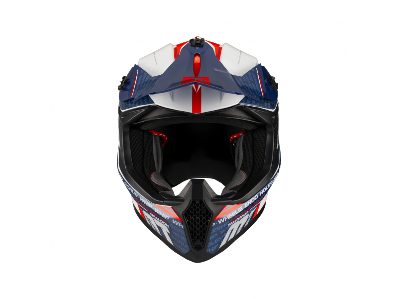 Casca enduro/offroad MT model Falcon S Ruler A15 alb lucios