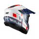 Casca enduro/offroad MT model Falcon S Ruler A15 alb lucios