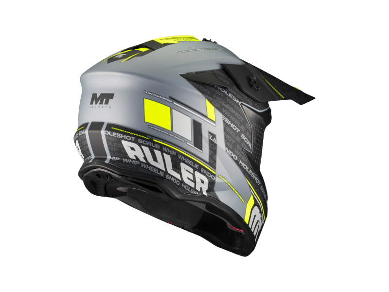 Casca enduro/offroad MT model Falcon S Ruler C2 gri mat