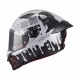 Casca integrala Axxis Fenix Cyberpunk C4 alb lucios - tip viziera: MT-V-31B