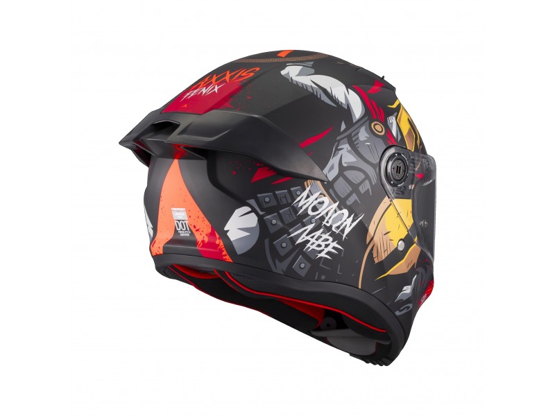 Casca integrala Axxis Fenix Hoplita B5 rosu lucios - tip viziera: MT-V-31B