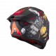 Casca integrala Axxis Fenix Hoplita B5 rosu lucios - tip viziera: MT-V-31B
