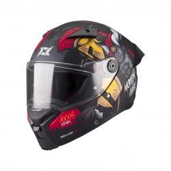 Casca integrala Axxis Fenix Hoplita B5 rosu lucios - tip viziera: MT-V-31B
